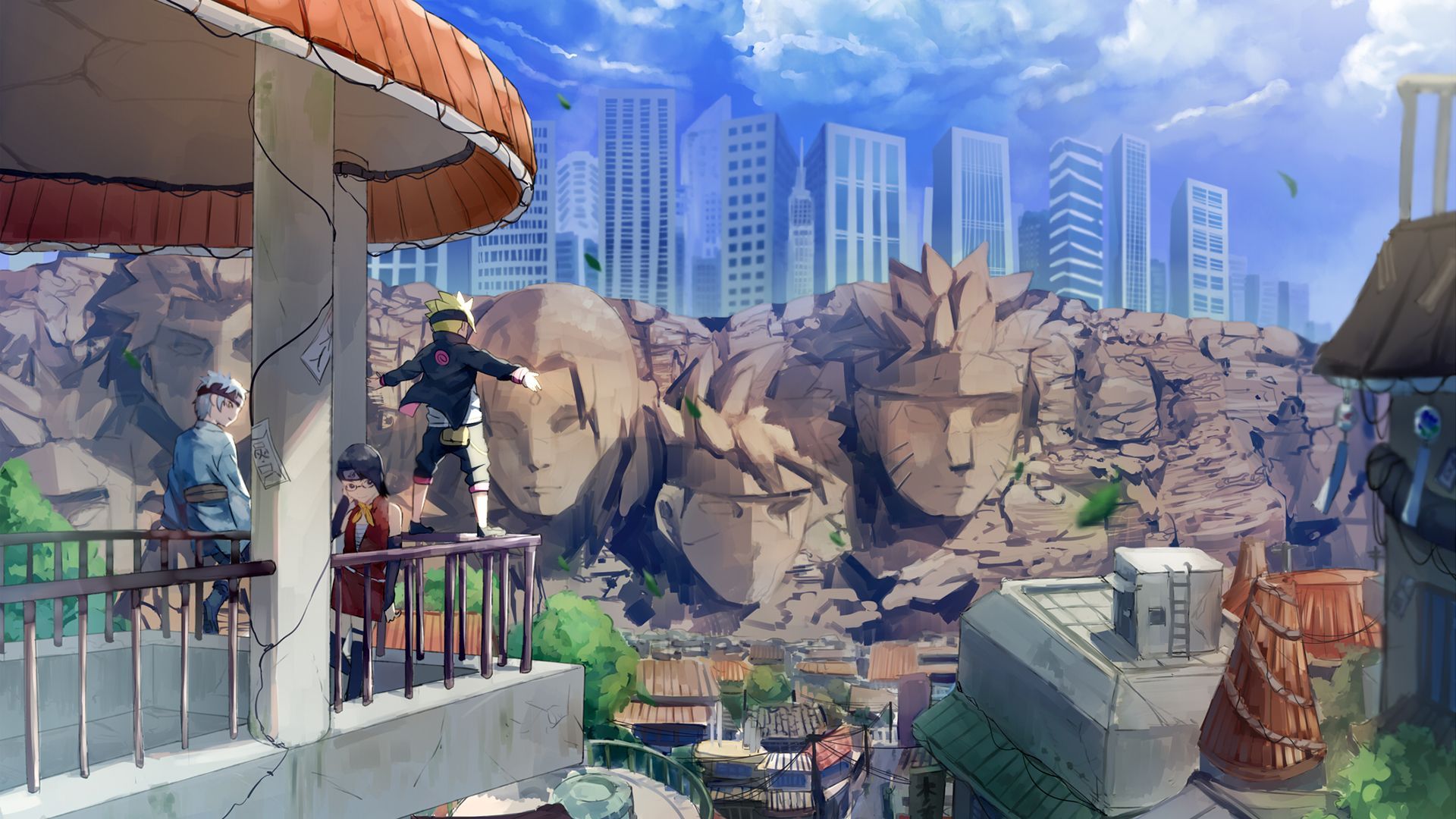 Detail Konoha Background Nomer 17