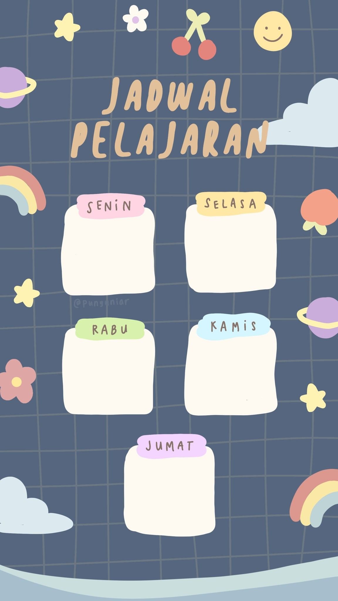 Detail Mentahan Jadwal Pelajaran Nomer 3