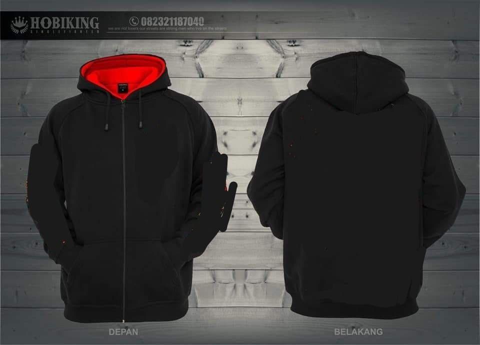 Detail Mentahan Jaket Polos Depan Belakang Nomer 49