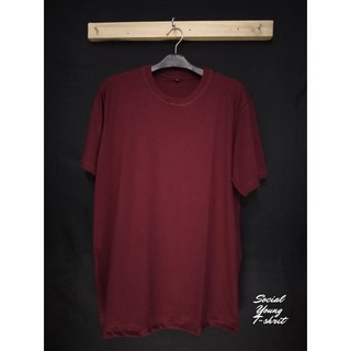 Detail Mentahan Kaos Polos Merah Maroon Nomer 41