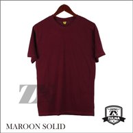 Detail Mentahan Kaos Polos Merah Maroon Nomer 45