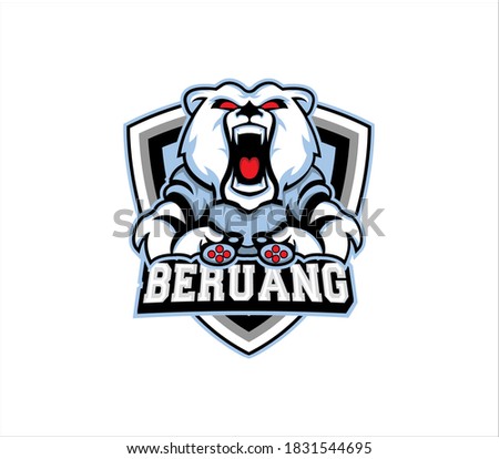 Detail Mentahan Logo Esport Beruang Nomer 31