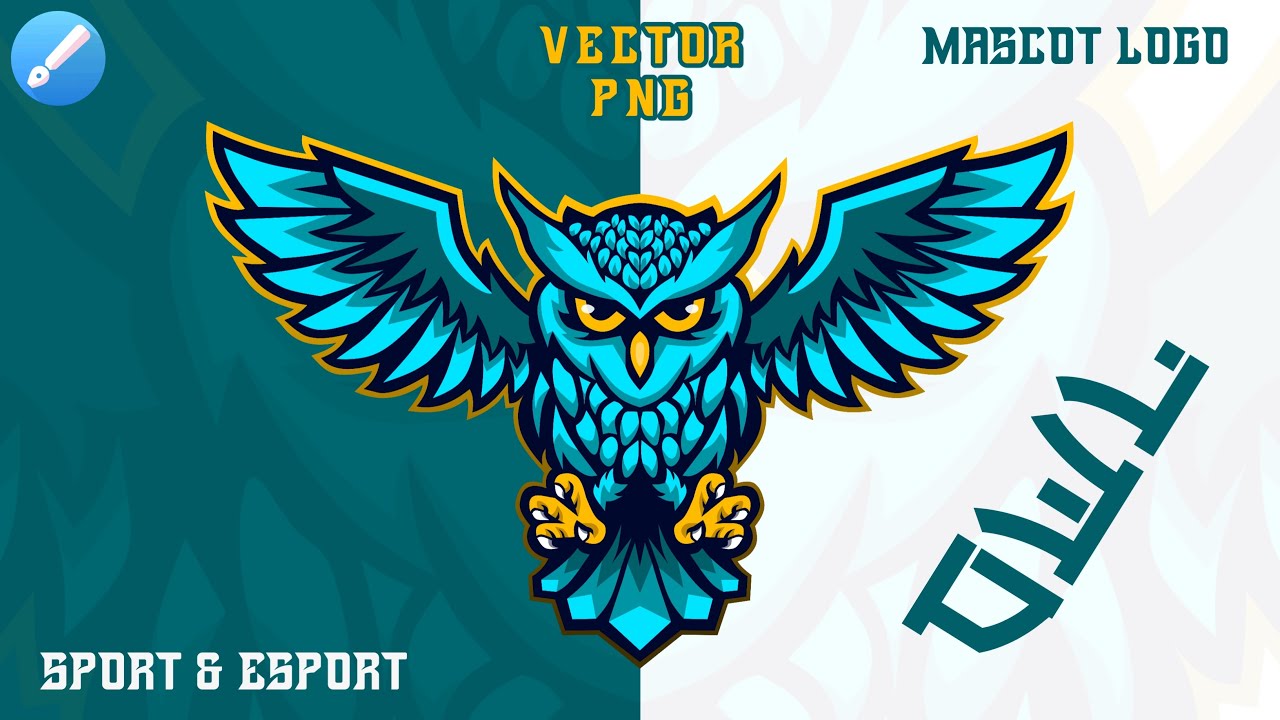 Detail Mentahan Logo Esport Burung Hantu Nomer 40