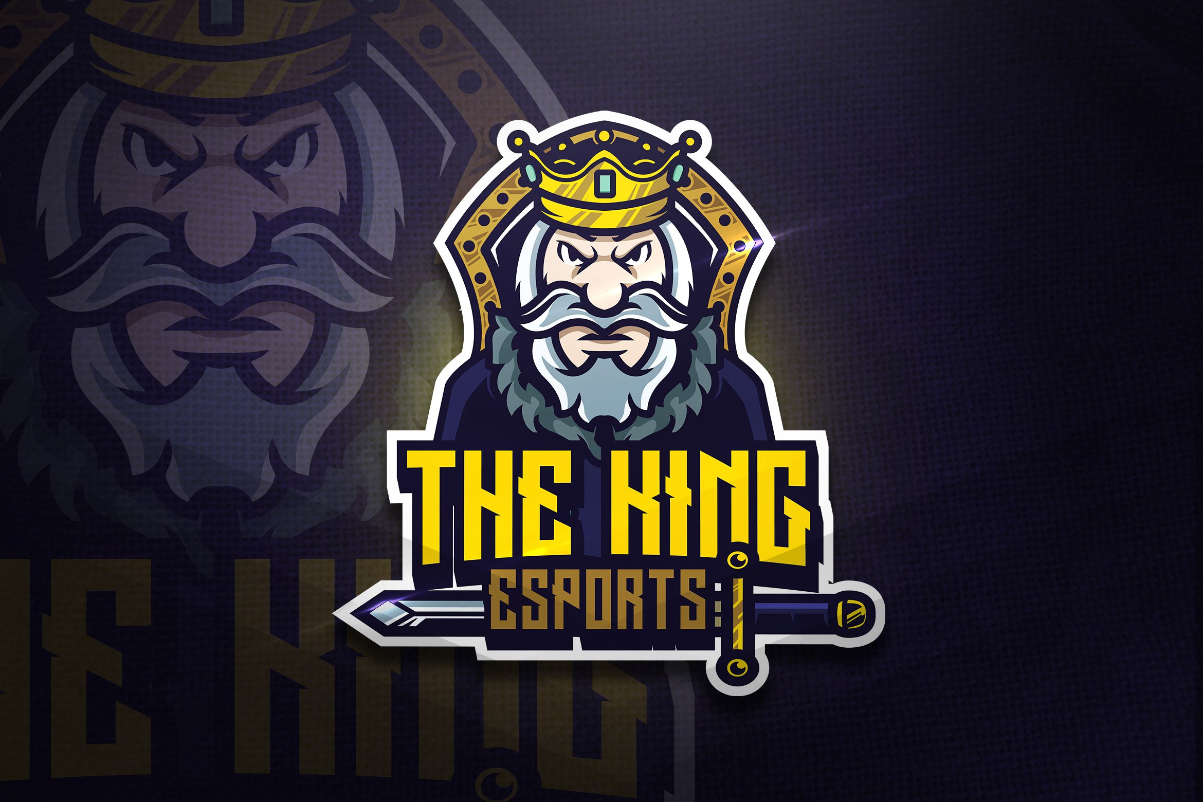 Detail Mentahan Logo Esport King Nomer 3