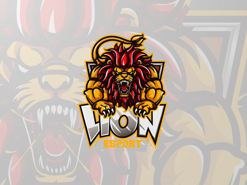 Detail Mentahan Logo Esport Lion Nomer 32