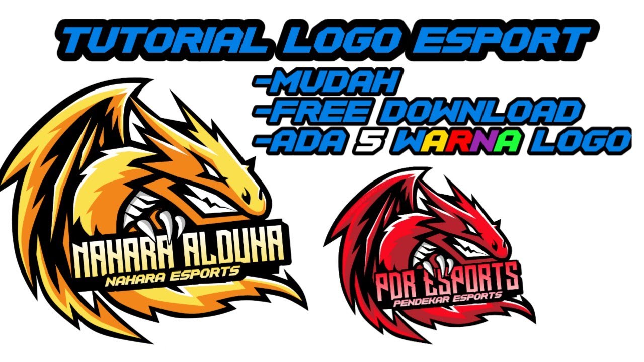 Detail Mentahan Logo Esport Naga Nomer 36