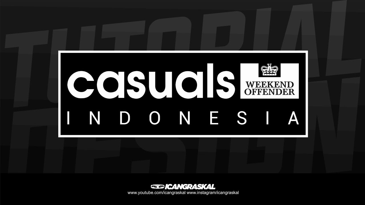 Detail Mentahan Logo Weekend Offender Nomer 18