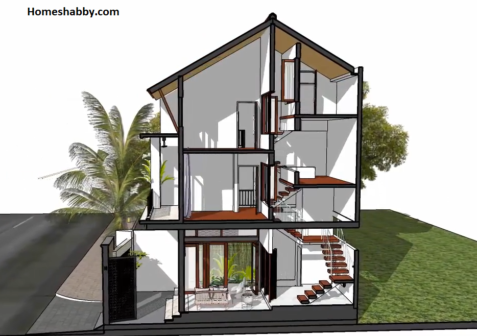 Detail Konsep Rumah Split Level Nomer 32