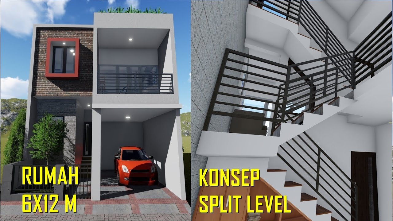 Detail Konsep Rumah Split Level Nomer 10