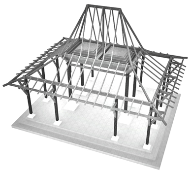 Detail Konstruksi Atap Rumah Joglo Nomer 4