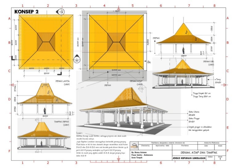 Detail Konstruksi Atap Rumah Joglo Nomer 39