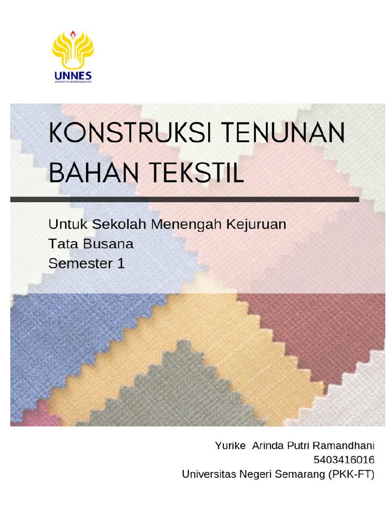 Detail Konstruksi Bahan Tekstil Nomer 12