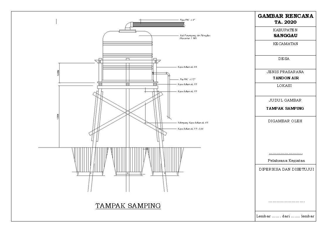 Detail Konstruksi Beton Menara Tandon Air Nomer 10