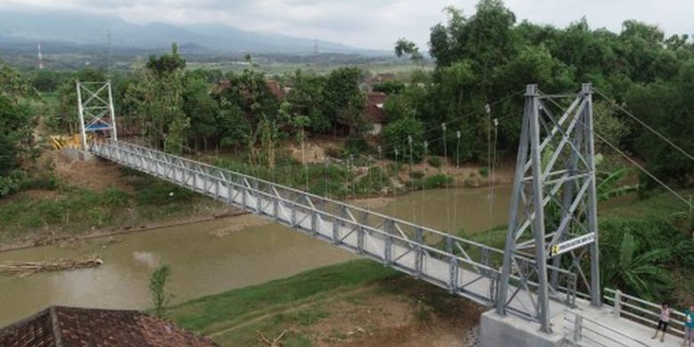 Detail Konstruksi Jembatan Gantung Nomer 10