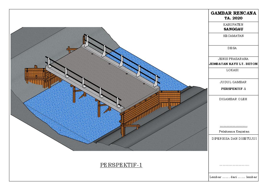 Detail Konstruksi Jembatan Kayu Ulin Nomer 11