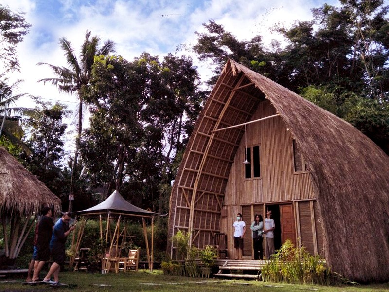 Detail Konstruksi Rumah Bambu Nomer 9