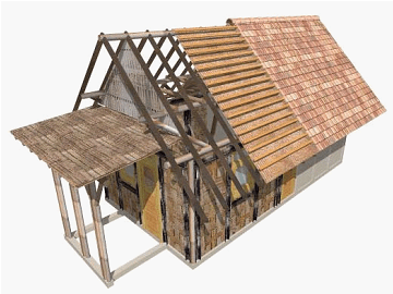 Detail Konstruksi Rumah Bambu Nomer 3