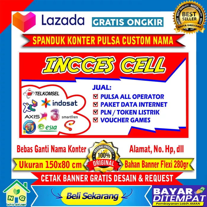 Detail Konter Keren Nomer 13