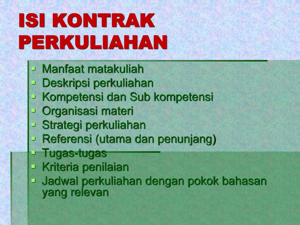 Detail Kontrak Perkuliahan Gambar Nomer 36