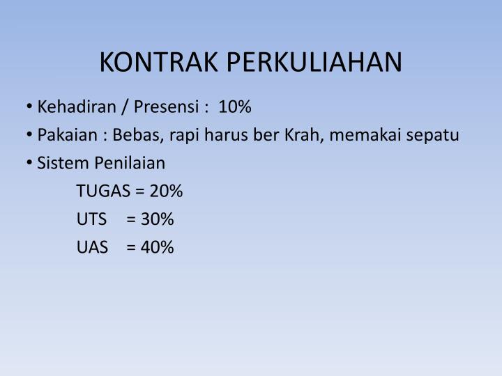 Detail Kontrak Perkuliahan Gambar Kuliah Nomer 22