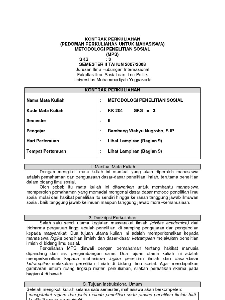 Detail Kontrak Perkuliahan Gambar Kuliah Nomer 52