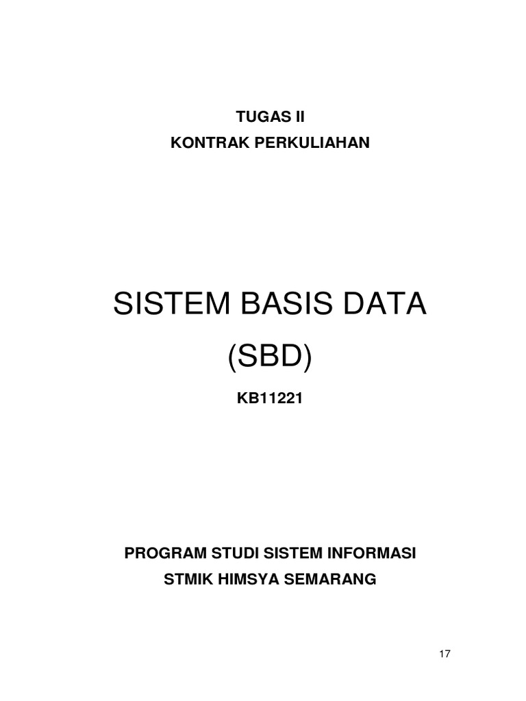 Detail Kontrak Perkuliahan Gambar Tugas Nomer 19