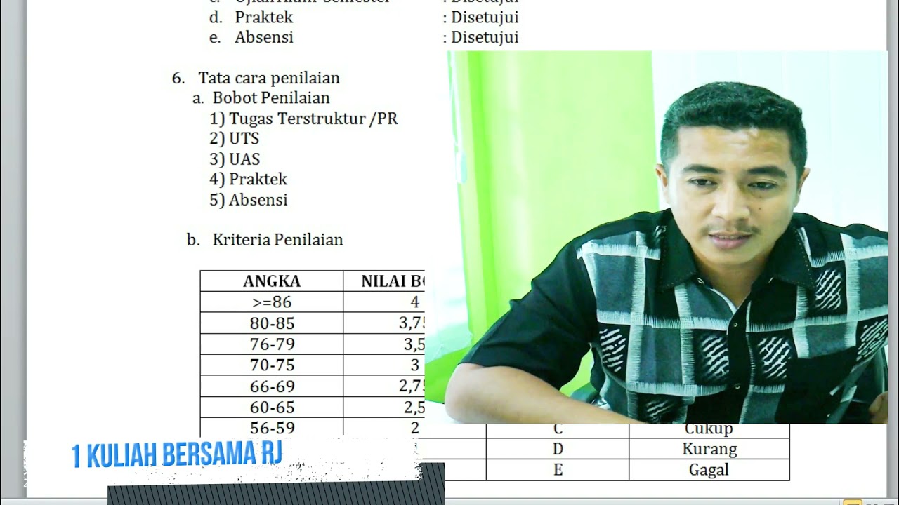 Detail Kontrak Perkuliahan Gambar Tugas Nomer 40