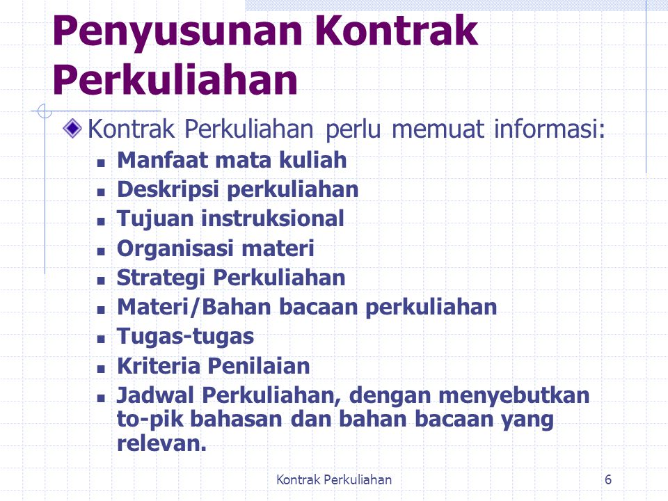 Detail Kontrak Perkuliahan Gambar Tugas Nomer 41