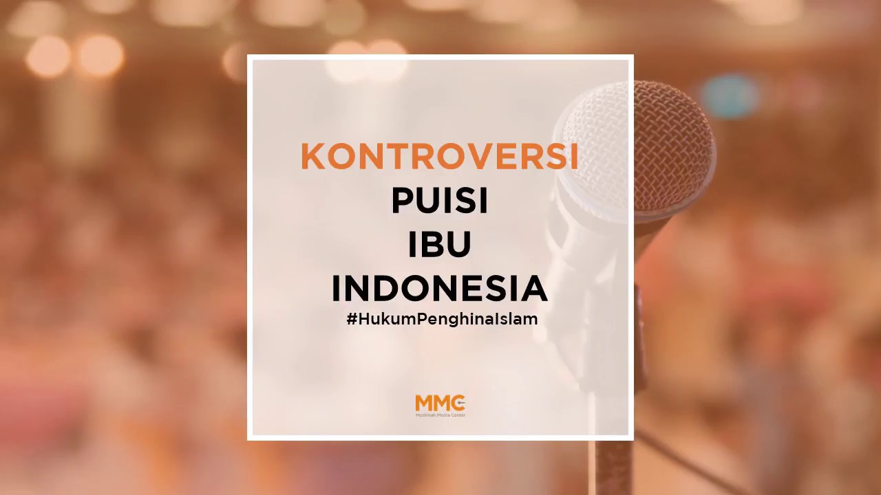 Detail Kontroversi Puisi Ibu Indonesia Nomer 3