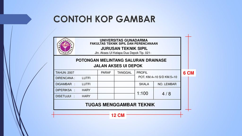 Detail Kop Gambar Teknik Nomer 20