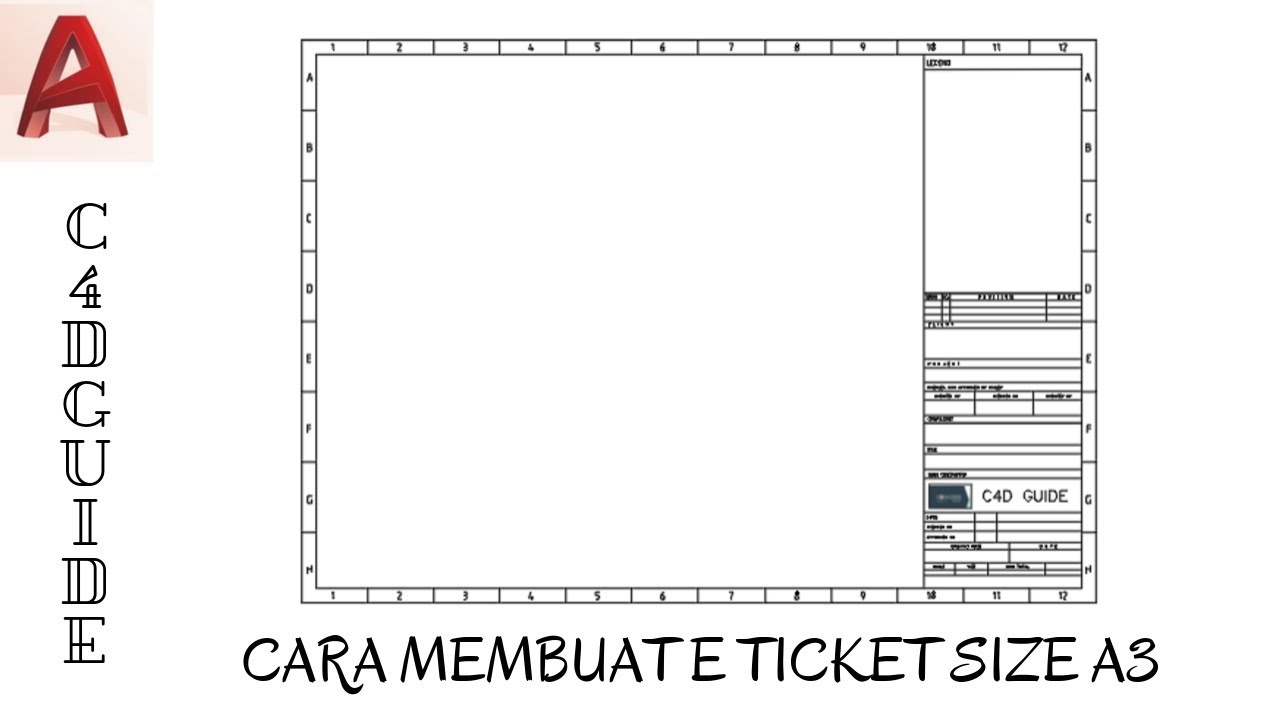 Detail Kop Kertas Kerja Gambar Kerja Autocad Nomer 24