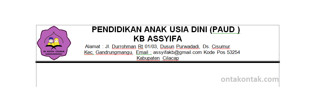 Detail Kop Paud Nomer 19