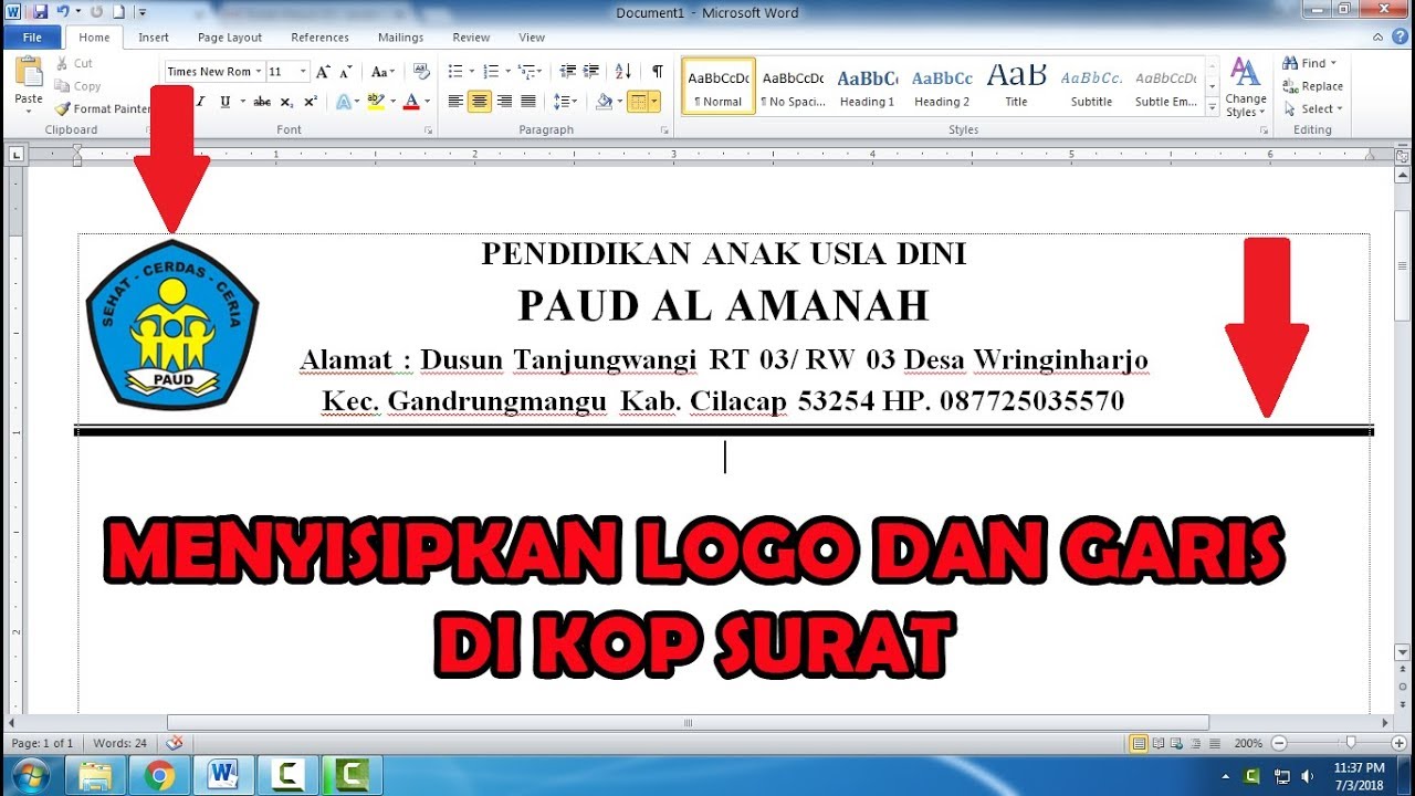 Detail Kop Paud Nomer 31