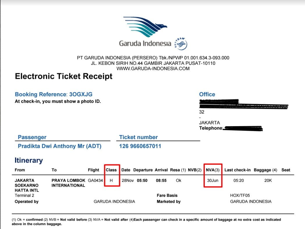 Detail Kop Surat Garuda Indonesia Nomer 6