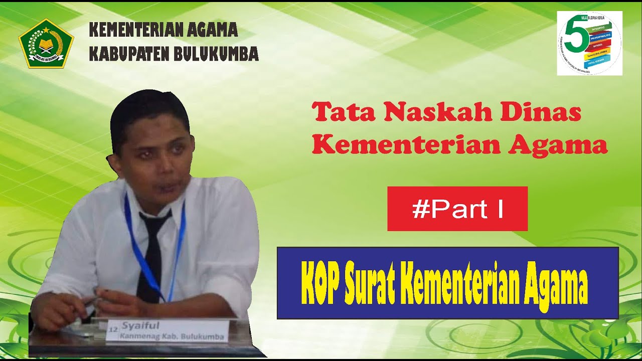 Detail Kop Surat Kementerian Agama Nomer 37