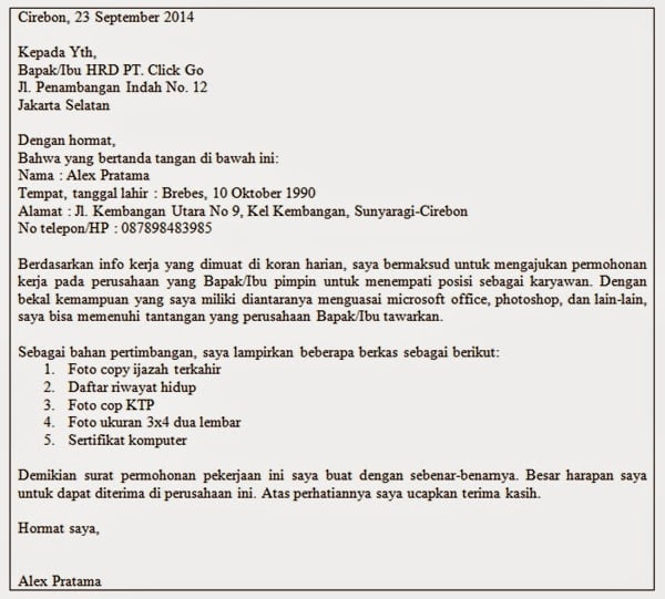 Detail Kop Surat Pribadi Nomer 12