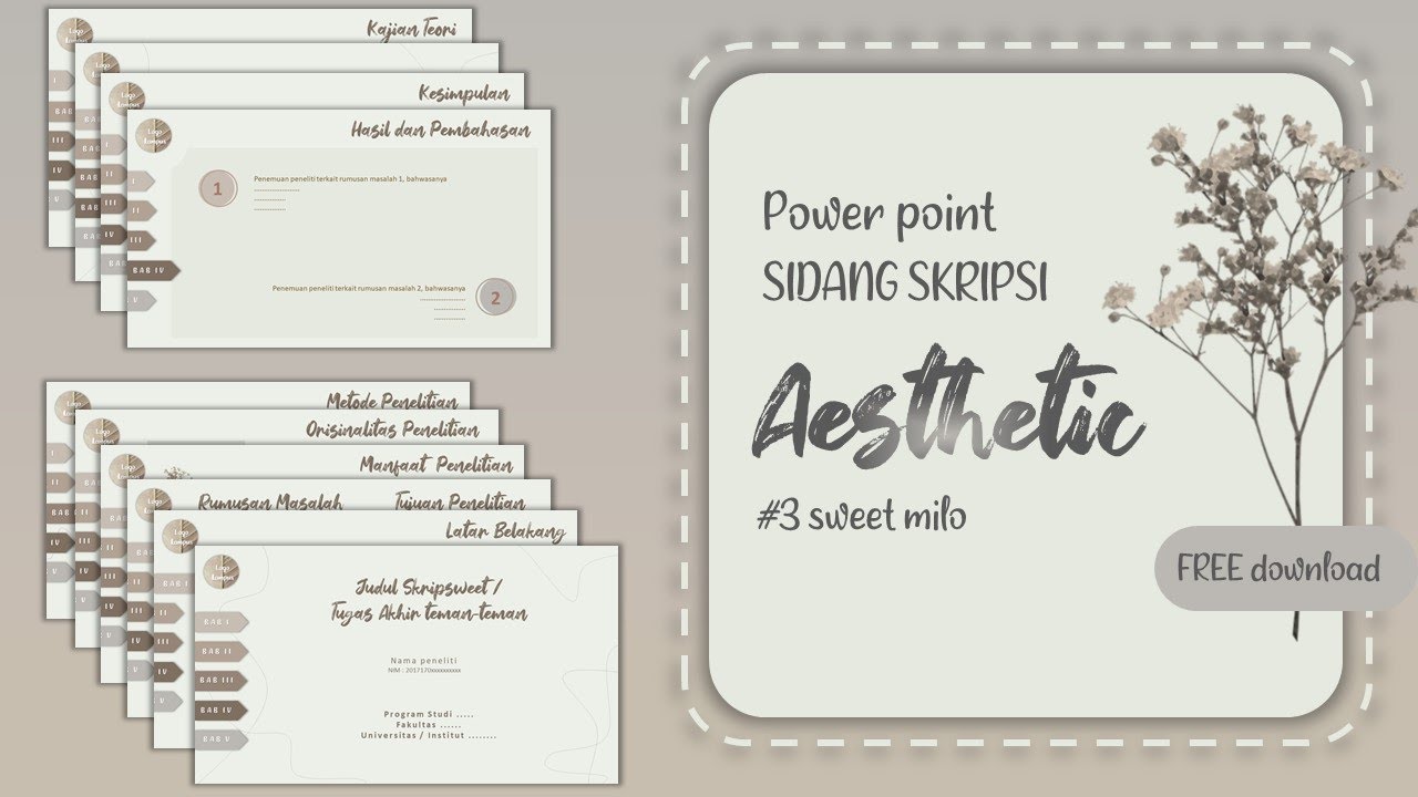 Inspirasi Download Template Ppt Skripsi Aesthetic Gratis Tercantik inspirasi-download-template-ppt-skripsi-aesthetic-gratis-tercantik
