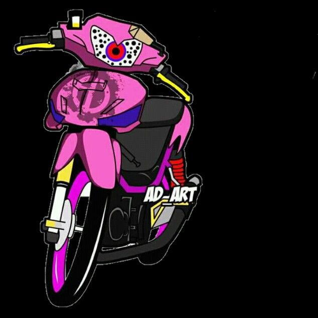 Download Mentahan Stiker Motor Nomer 18