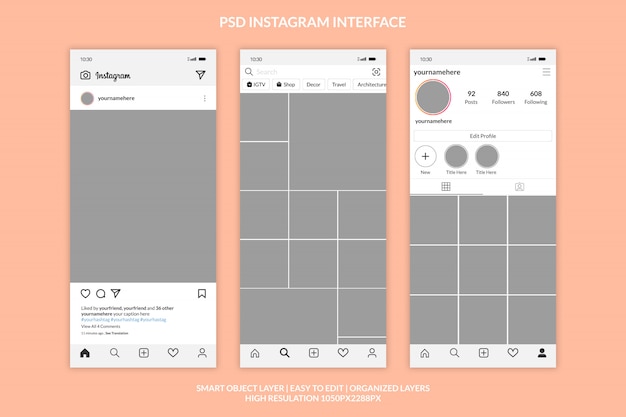 Detail Mentahan Template Instagram Nomer 38