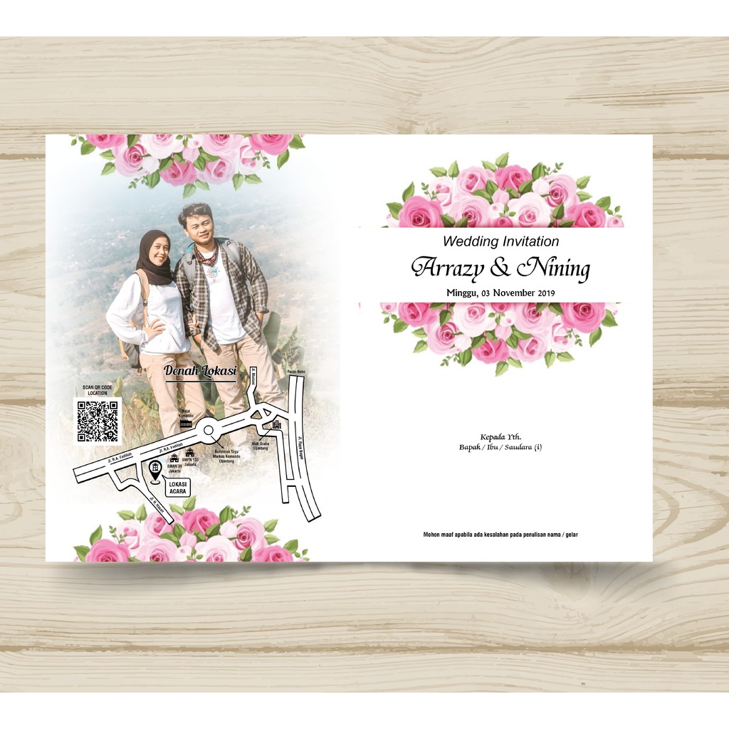 Detail Mentahan Undangan Nikah Koleksi Nomer 6