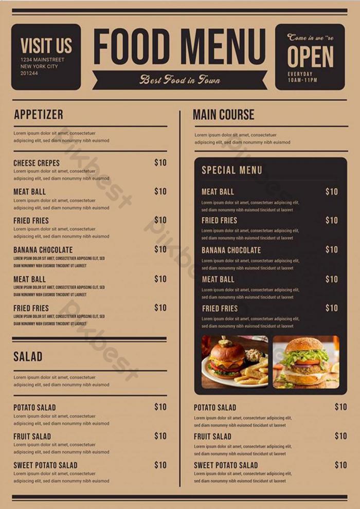 Detail Menu Menu Makanan Di Restoran Nomer 24