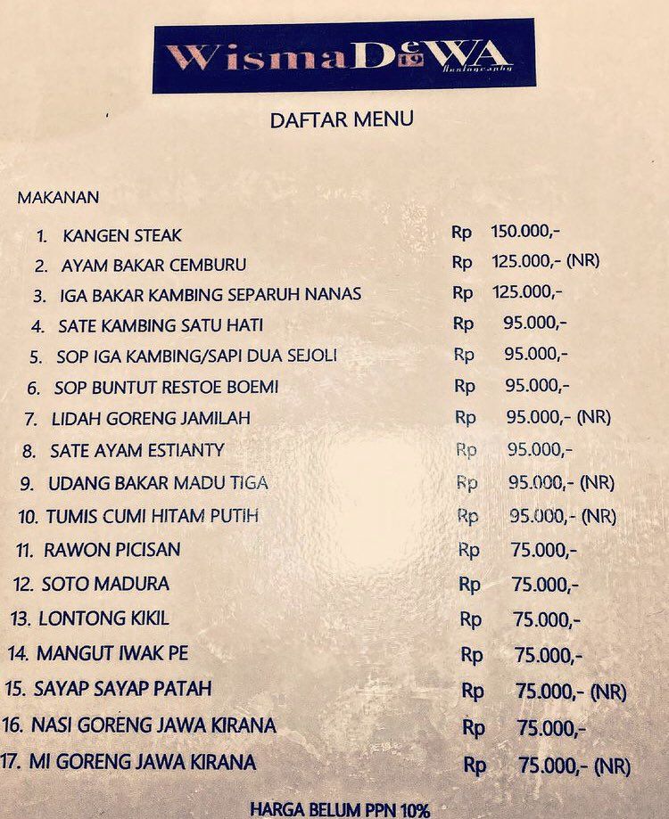 Detail Menu Menu Makanan Di Restoran Nomer 46