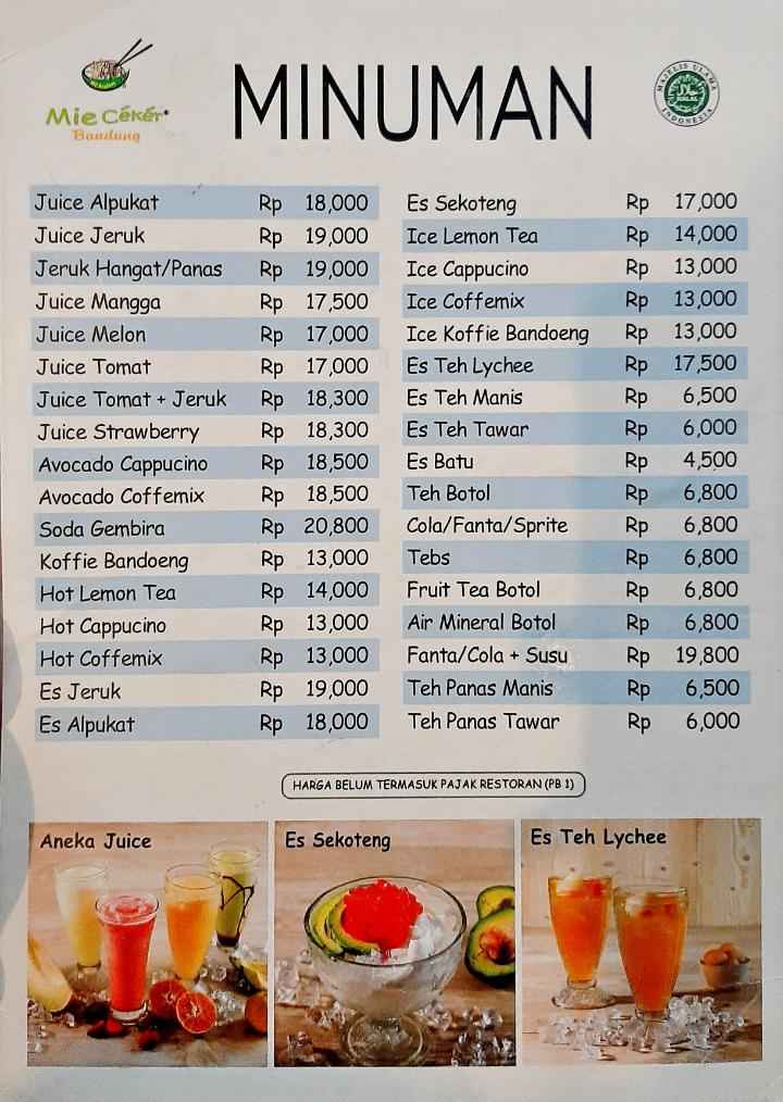 Detail Menu Minuman Restoran Nomer 24