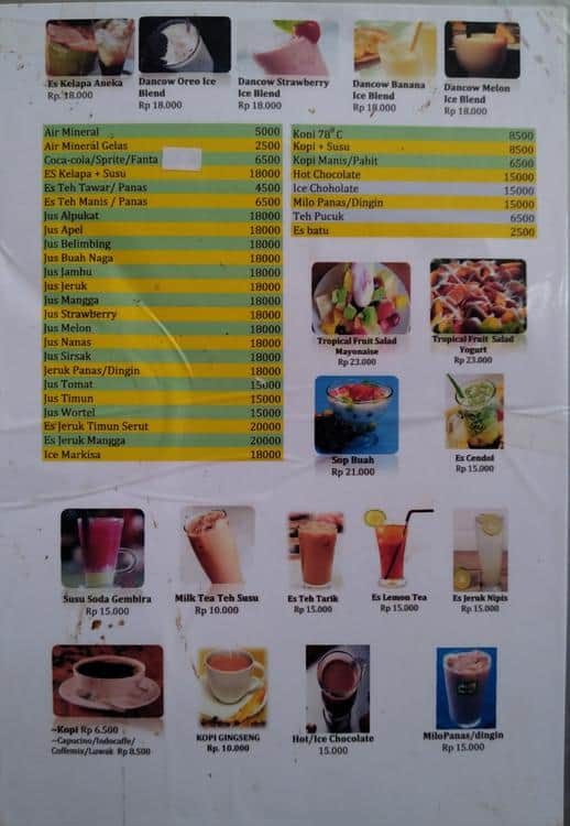 Detail Menu Minuman Restoran Nomer 30