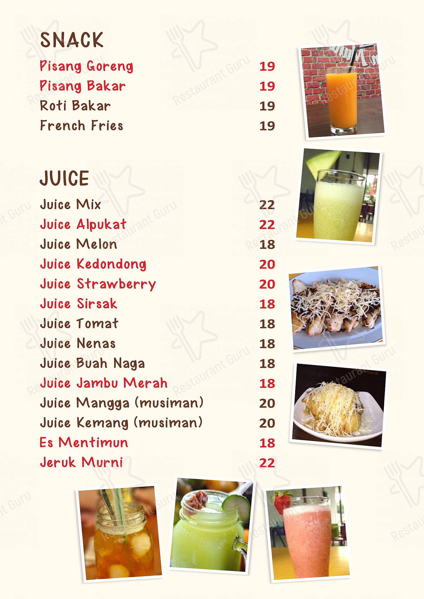 Detail Menu Minuman Restoran Nomer 42