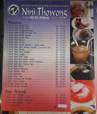 Detail Menu Restoran Dalam Bahasa Inggris Nomer 10