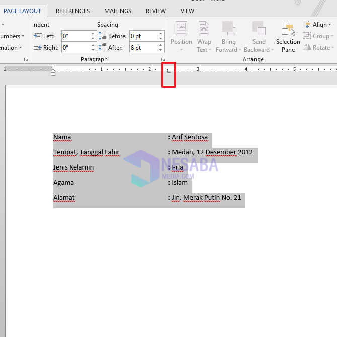 Detail Menulis Diatas Gambar Word Nomer 42