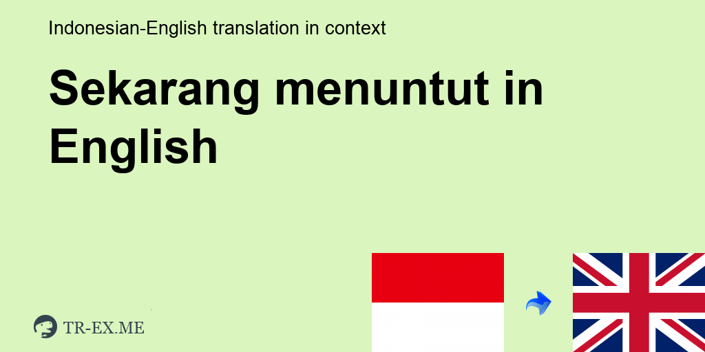 Detail Menuntut In English Nomer 2