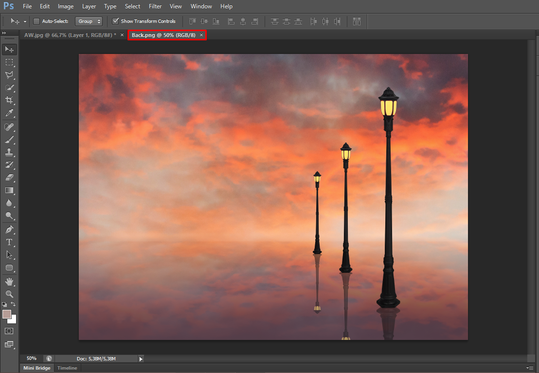 Detail Menyatukan Gambar Dengan Gradient Di Photoshop Nomer 11