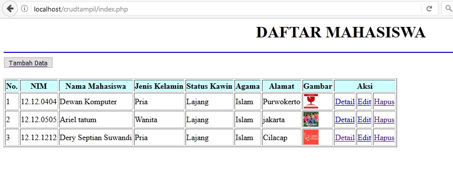 Detail Menyimpan Dan Menampilkan Gambar Dengan Php Nomer 17